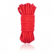 Хлопковая верёвка для бондажа красная 20 м
