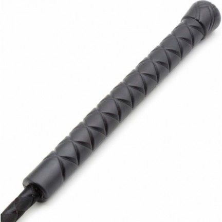 Чёрный стек с витой ручкой 46 см
