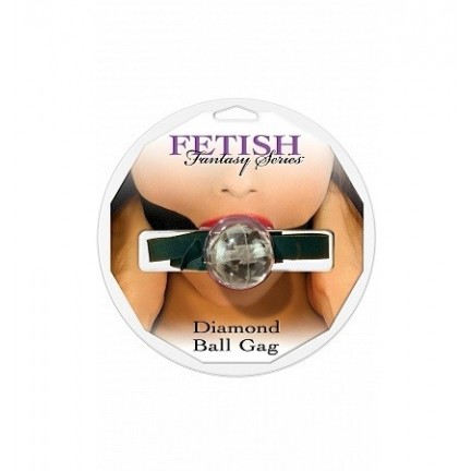 Кляп прозрачный Diamond ball gag Кляп прозрачный Diamond ball gag