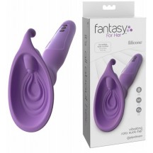 Вакуумный стимулятор клитора с вибрацией Fantasy For Her Vibrating Roto Suck-Her