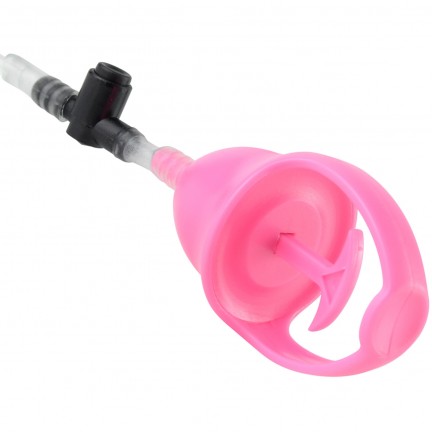 Вакуумная помпа вагинальная с вибрацией FF Vibrating Mini Pussy Pump