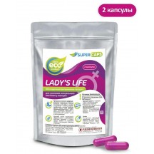 Средство возбуждающее для женщин Ladys Life 2 капсулы