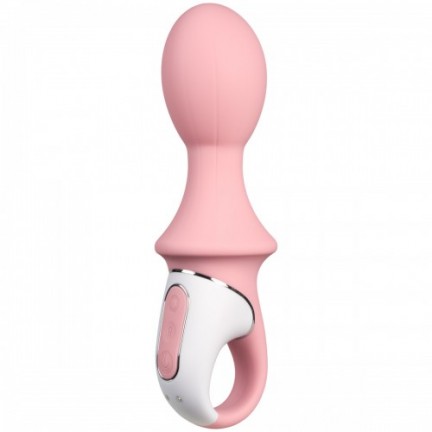 Расширяющийся анальный смарт-вибратор Satisfyer Air Pump Booty 5 розовый