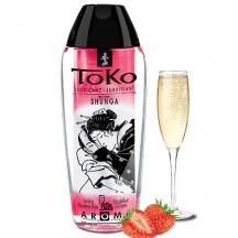 Любрикант на водной основе Shunga Toko Aroma Champagne/Strawberry клубника с шампанским 165 мл