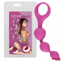 Анальный стимулятор Love Beads розовый