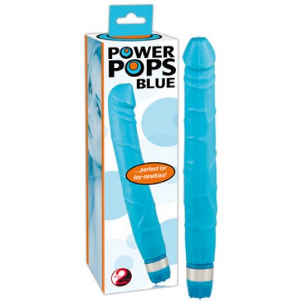 Анальный вибратор Power Pops голубой