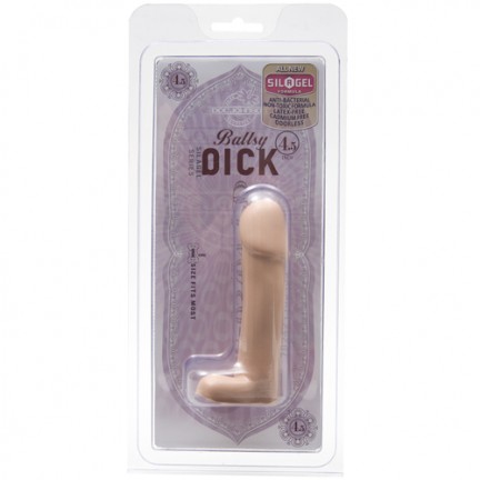 Гладкий фаллос Ballsy Dick 4in