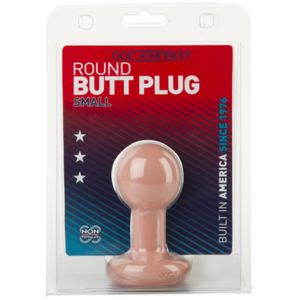 Круглая телесная пробка для анальной стимуляции Round Small