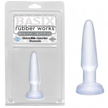 Анальная пробка Basix Rubber Works Beginners Butt Plug Clear