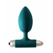 Анальная пробка с вибрацией Spice It Up New Edition Perfection зеленая