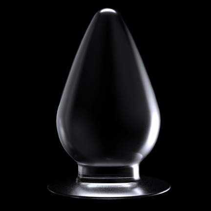 Большая анальная пробка Lovetoy Flawless Clear Anal Plug