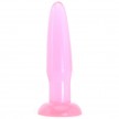 Анальная пробка Basix Rubber Beginners Pink