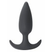 Анальная пробка со смещенным центром тяжести Spice it up Delight Dark Grey черного цвета