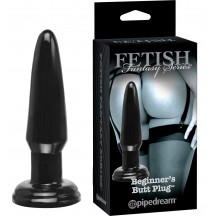 Черная анальная пробка AFC Series Limited Edition Beginner's Butt Plug