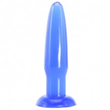 Анальная пробка Basix Rubber Works Beginners Butt Plug Blue