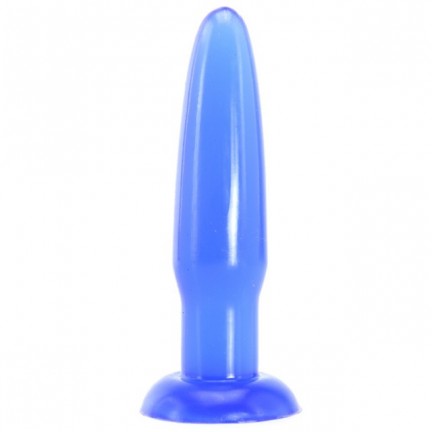 Анальная пробка Basix Rubber Works Beginners Butt Plug Blue