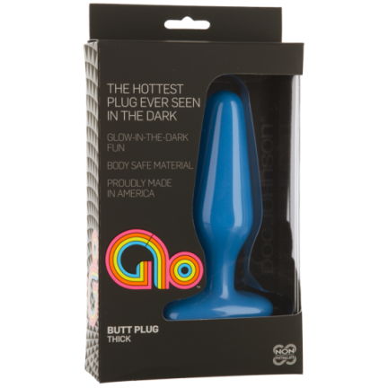 Анальная пробка Glo Thick Blue Анальная пробка Glo Thick Blue