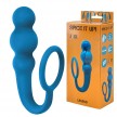 Анальная пробка с кольцом на пенис Spice it up Legend Aquamarine
