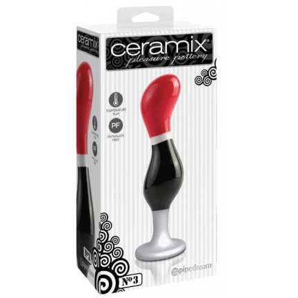 Анальный стимулятор Ceramix №3 Black and Red Анальный стимулятор Ceramix №3 Black and Red