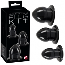 Набор из 3-х анальных пробок Anal Stretching Plug Kit