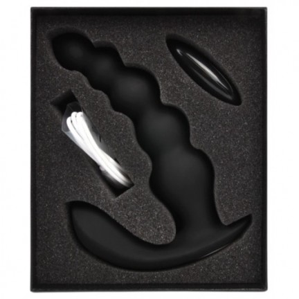 Анальный вибромассажер I-Moon Anal Bead Vibrator c пультом дистанционного управления