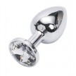 Мини-плаг из алюминия с кристаллом Crystal