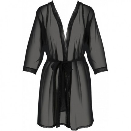 Соблазнительный черный пеньюар Diva L/XL