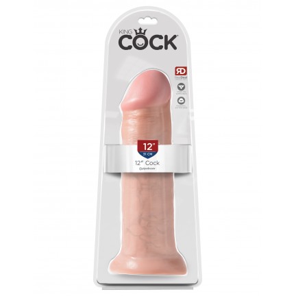 Фаллоимитатор King Cock 12 in Cock с присоской Фаллоимитатор King Cock 12 in Cock с присоской