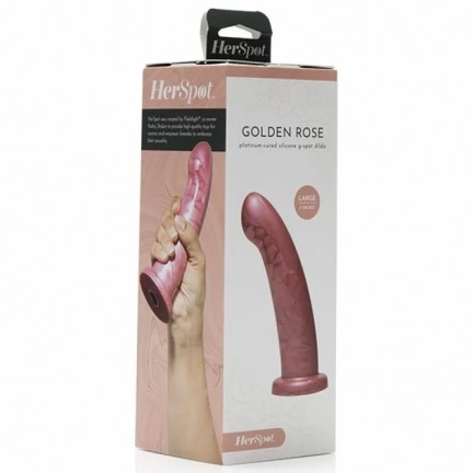 Фаллоимитатор Fleshlight Her Spot Golden Rose Large 18 см