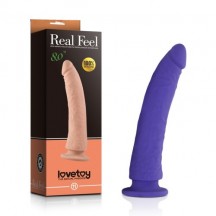 Фиолетовый фаллоимитатор Real Feel 20,3 см