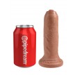 Необрезанный фаллоимитатор King Cock 6 in Uncut Tan