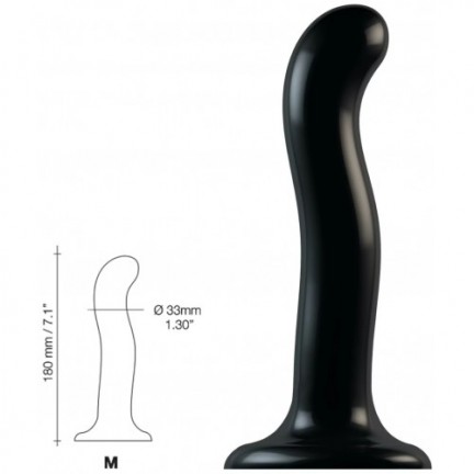 Фаллоимитатор Strap-On-Me Dildo Point P&G M черный 18 см Фаллоимитатор Strap-On-Me Dildo Point P&G M черный 18 см