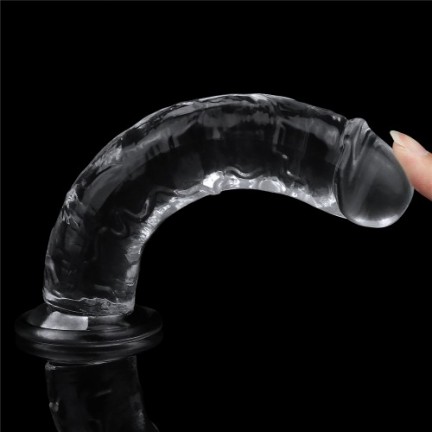 Прозрачный фаллоимитатор Lovetoy Flawless Clear Dildo 18 см