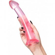 Розовый фаллоимитатор Jelly Dildo XL Toyfa Basic 22 см