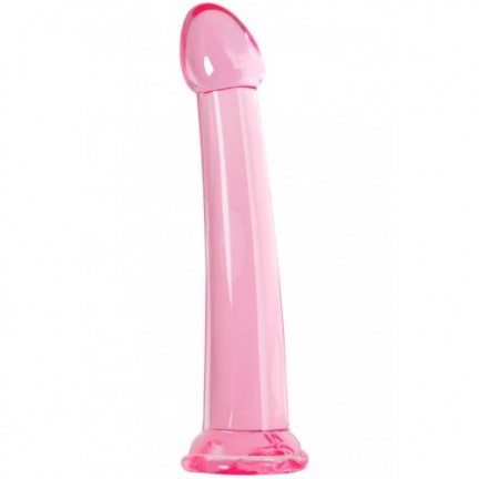 Розовый фаллоимитатор Jelly Dildo XL Toyfa Basic 22 см