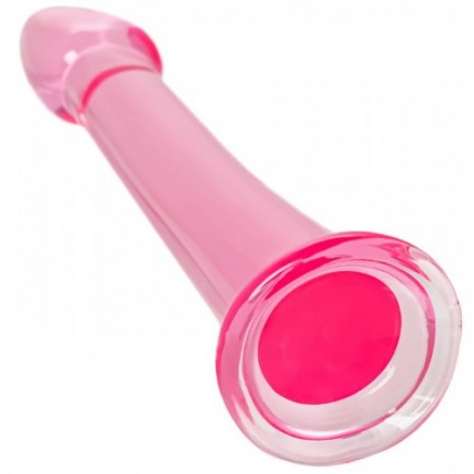 Розовый фаллоимитатор Jelly Dildo XL Toyfa Basic 22 см