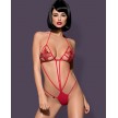 Соблазнительное красное боди Luiza S/M