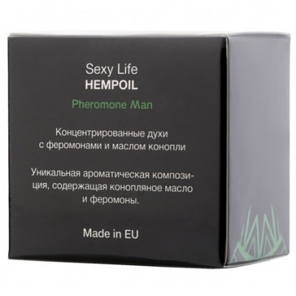 Концентрат феромонов с ароматом конопли для мужчин Sexy Life HempOil Pheromone 5 мл