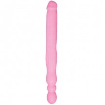 Розовый двухголовый стимулятор Play Things