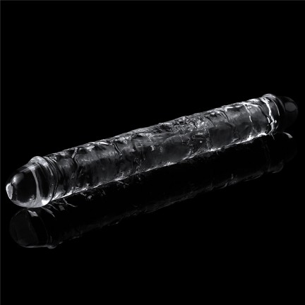 Двойной фаллоимитатор Lovetoy Flawless Clear Double Dildo 30 см