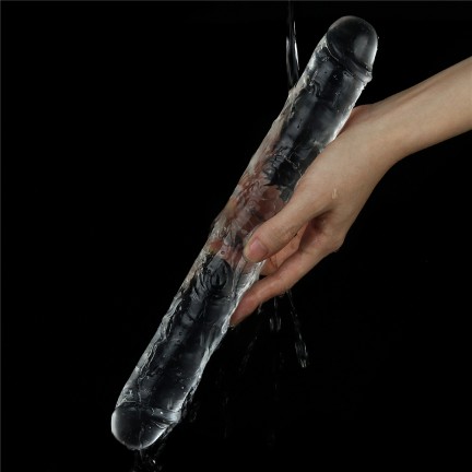 Двойной фаллоимитатор Lovetoy Flawless Clear Double Dildo 30 см