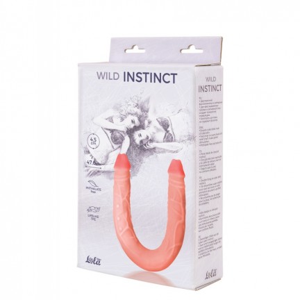 Двусторонний фаллоимитатор Wild Instinct