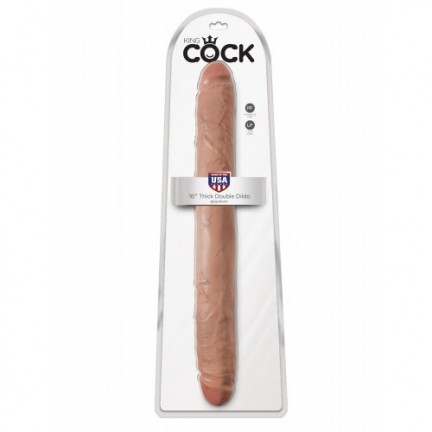 Двухсторонний фаллоимитатор King Cock 16" Thick Double Dildo