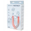 Двусторонний фаллоимитатор с хребтом Sensual Instinct