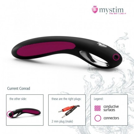 Фаллоимитатор для электростимулятора Mystim Current Conrad E-Stim Dildo