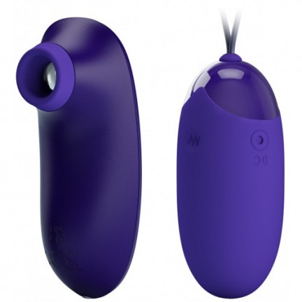 Набор Pretty Love Orthus-Youth с вакуумно-волновым стимулятором и виброяйцом с пультом ДУ