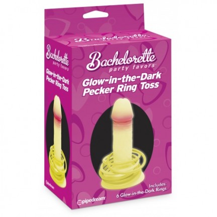 Игра Bachelorette Party Favours Glow in the Dark Pecker Ring Toss