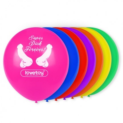 Воздушные шары Lovetoy Super Dick Forever Bachelorette Balloons 7 шт