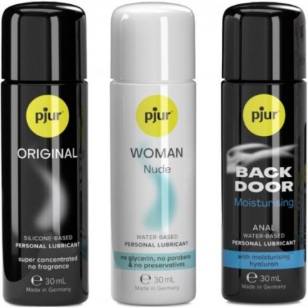 Набор лубрикантов для вагинального и анального секса Pjur Pride Box 3 х 30 мл