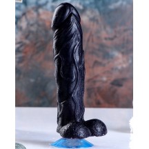 Фигурное мыло Фаворит на присоске 16 см, чёрное 165 гр